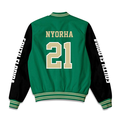 USF - NCAA Men's Basketball : Adriel Nyorha - Bomber Jacket-1