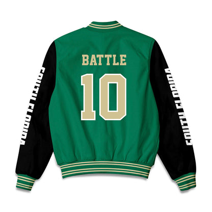 USF - NCAA Women's Basketball : Edyn Battle - Bomber Jacket-1
