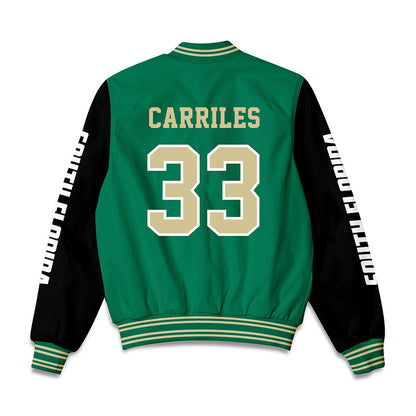 USF - NCAA Baseball : Santiago Carriles - Bomber Jacket-1