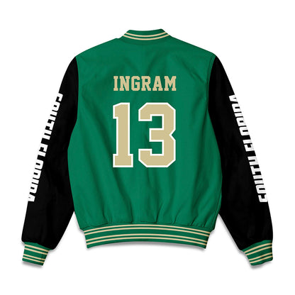 USF - NCAA Women's Basketball : Stefanie Ingram - Bomber Jacket-1