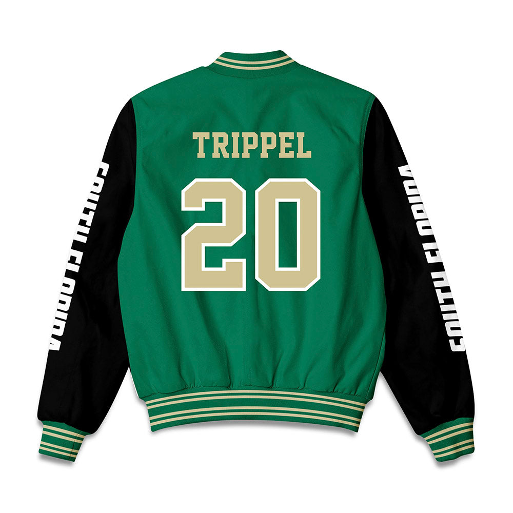 USF - NCAA Baseball : Lance Trippel - Bomber Jacket-1