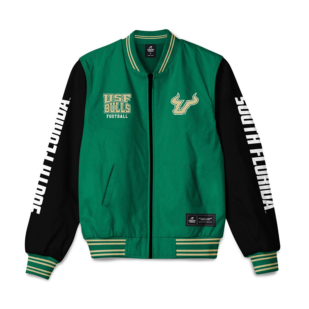 USF - NCAA Football : Luke Clyburn - Bomber Jacket-0