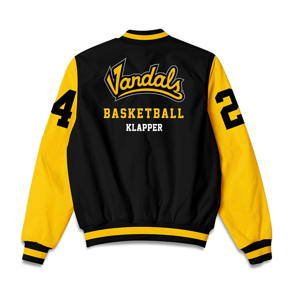 Idaho - NCAA Men's Basketball : Miles Klapper - Bomber Jacket-1