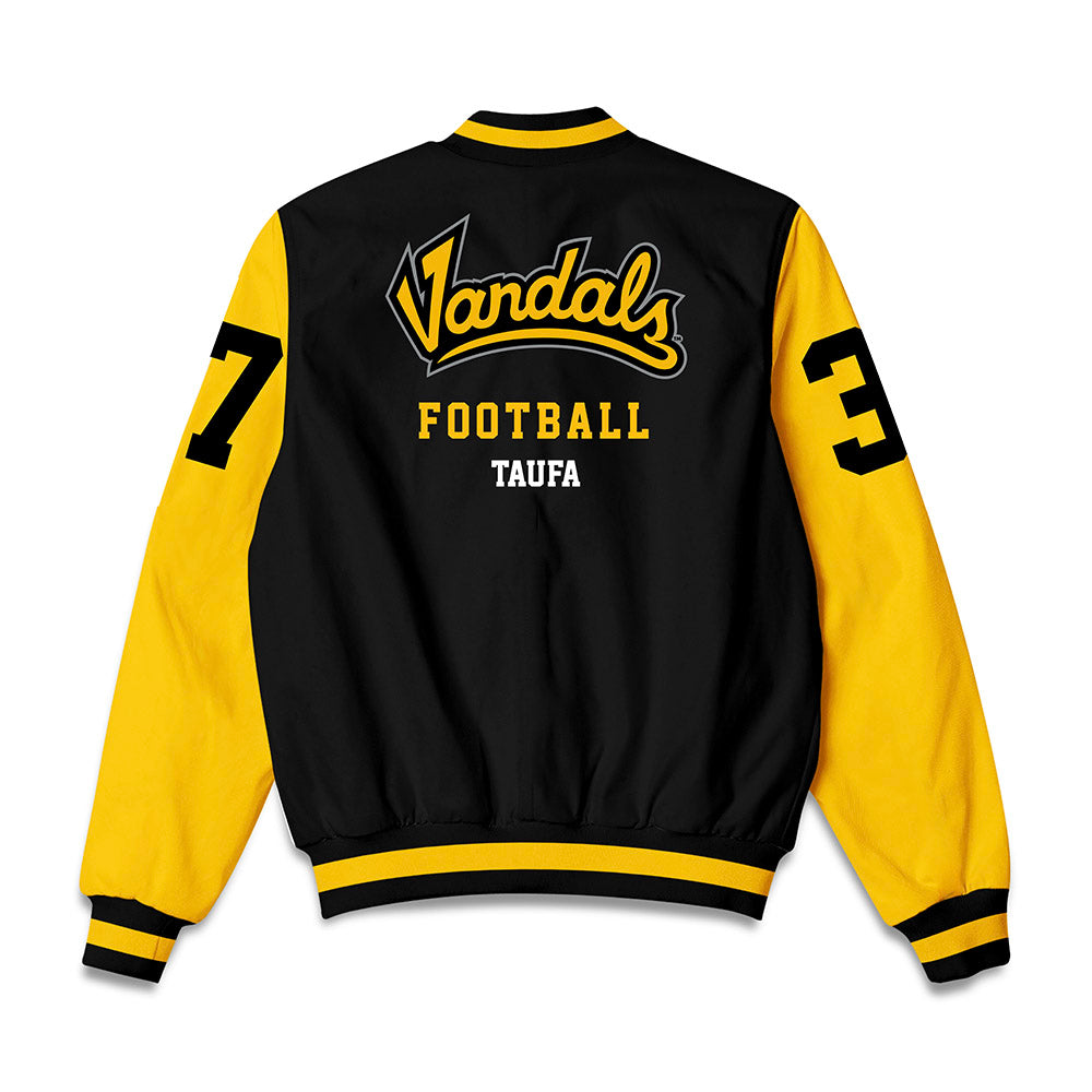 Idaho - NCAA Football : Ocean Taufa - Bomber Jacket-1