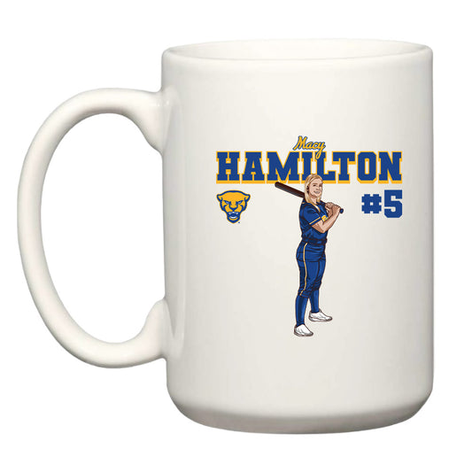 Pittsburgh - NCAA Softball : Macy Hamilton - Mug Individual Caricature