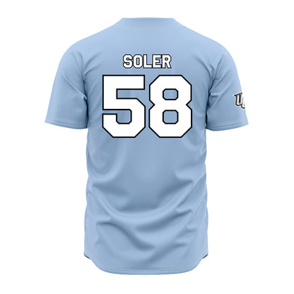Central Florida - NCAA Baseball : Alan Soler - Canaveral Blue Jersey-1