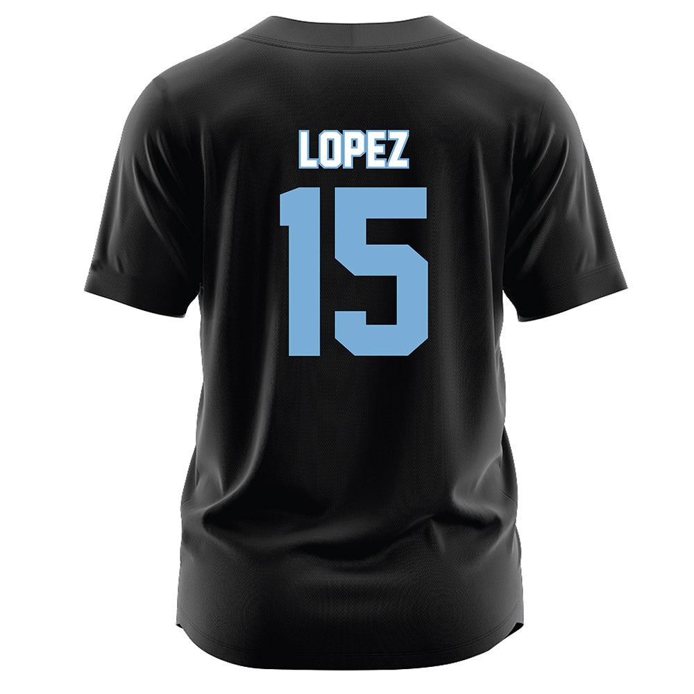 Central Florida - NCAA Softball : Yessenia Lopez - Black Jersey-1
