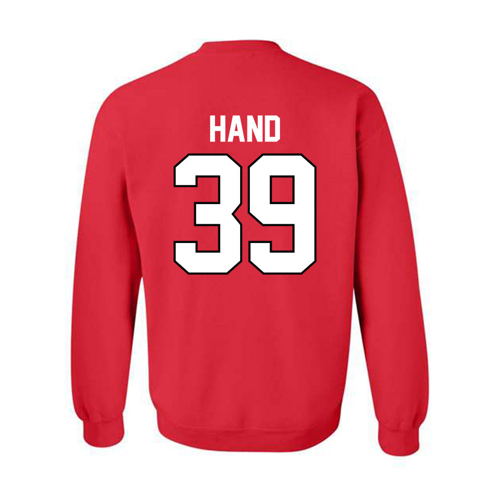 Texas Tech - NCAA Football : Jacob Hand - Classic Shersey Crewneck Sweatshirt-1