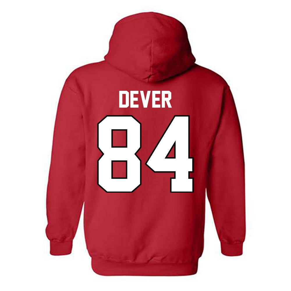 Texas Tech - NCAA Football : Michael Dever - Classic Shersey Hooded Sweatshirt-1