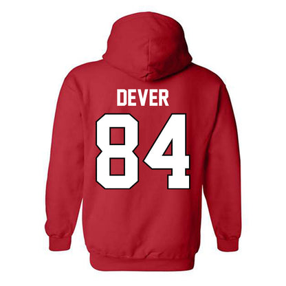 Texas Tech - NCAA Football : Michael Dever - Classic Shersey Hooded Sweatshirt-1