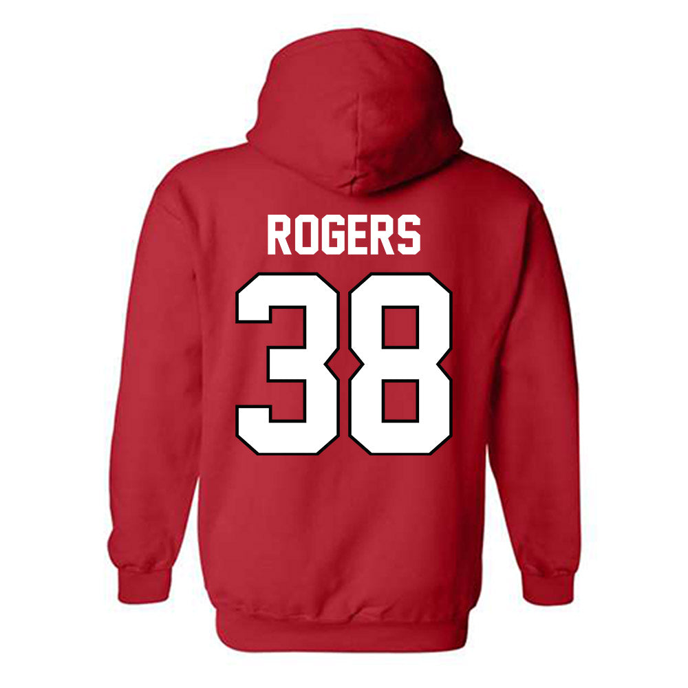 Texas Tech - NCAA Baseball : Jacob Rogers - Classic Shersey Hooded Sweatshirt-1