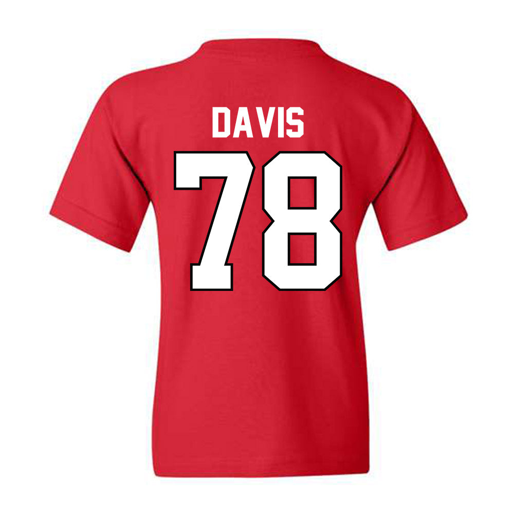 Texas Tech - NCAA Football : Ellis Davis - Classic Shersey Youth T-Shirt