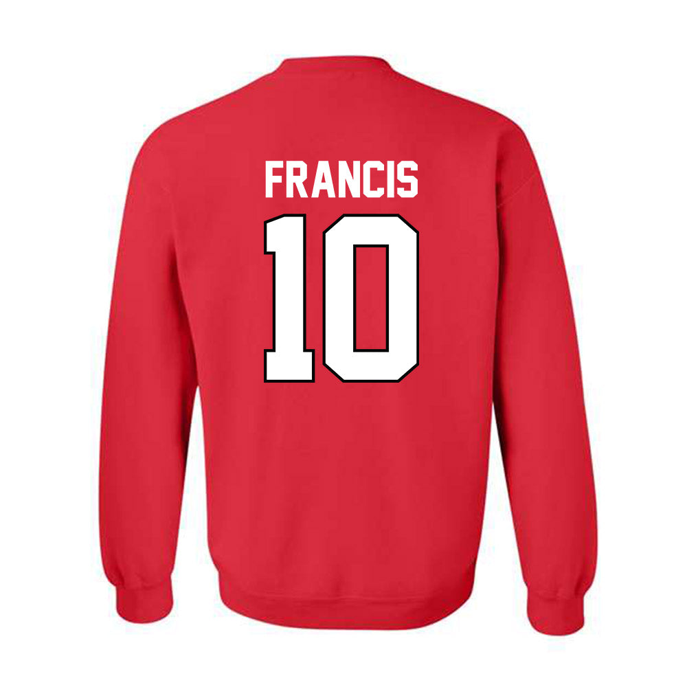 Texas Tech - NCAA Men's Basketball : Jack Francis Francis - Classic Shersey Crewneck Sweatshirt-1