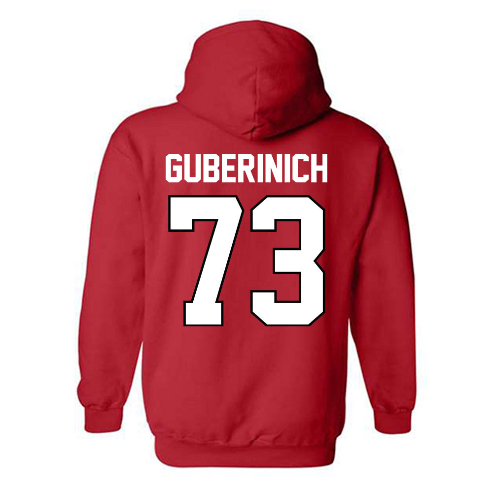 Texas Tech - NCAA Football : Danilo Guberinich - Classic Shersey Hooded Sweatshirt-1
