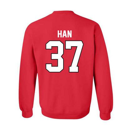 Texas Tech - NCAA Baseball : Heeryun Han - Classic Shersey Crewneck Sweatshirt-1