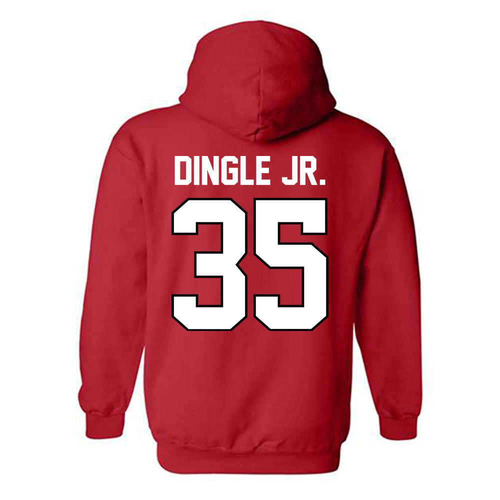 Texas Tech - NCAA Football : Miquel Dingle Jr. - Classic Shersey Hooded Sweatshirt-1