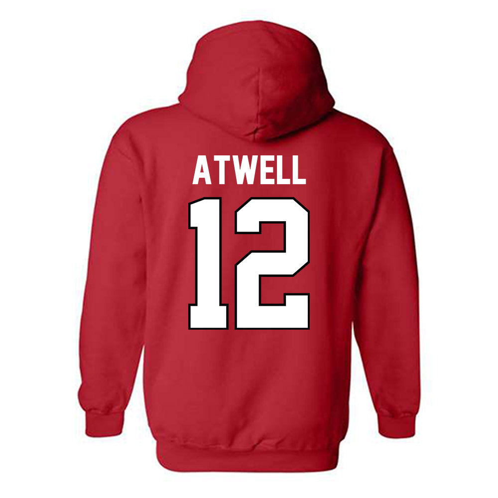 Texas Tech - NCAA Men's Basketball : Donovan Atwell - Classic Shersey Hooded Sweatshirt-1