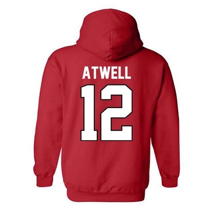 Texas Tech - NCAA Men's Basketball : Donovan Atwell - Classic Shersey Hooded Sweatshirt-1