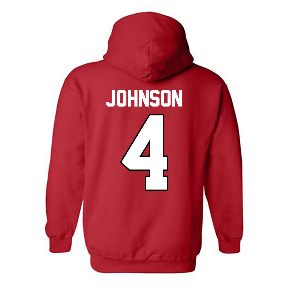 Texas Tech - NCAA Football : Kenny Johnson - Classic Shersey Hooded Sweatshirt-1