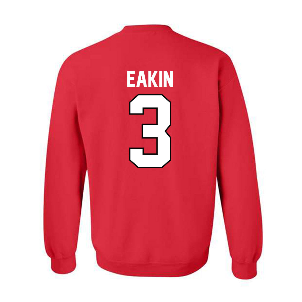 Texas Tech - NCAA Football : Coy Eakin - Classic Shersey Crewneck Sweatshirt-1