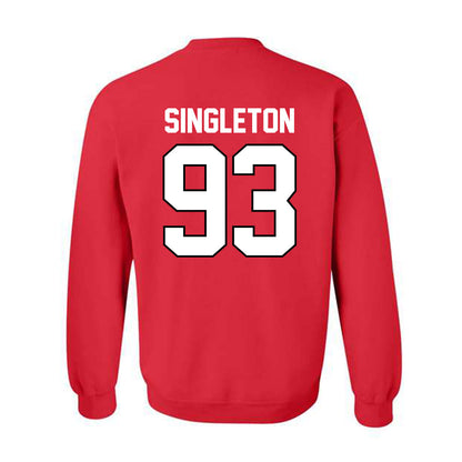 Texas Tech - NCAA Football : Dylan Singleton - Classic Shersey Crewneck Sweatshirt-1