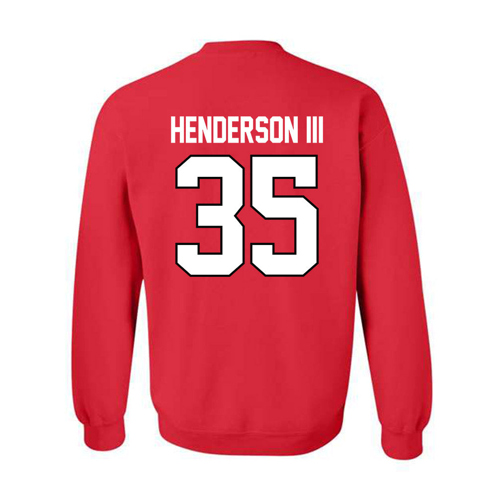 Texas Tech - NCAA Football : Michael Henderson III - Classic Shersey Crewneck Sweatshirt-1