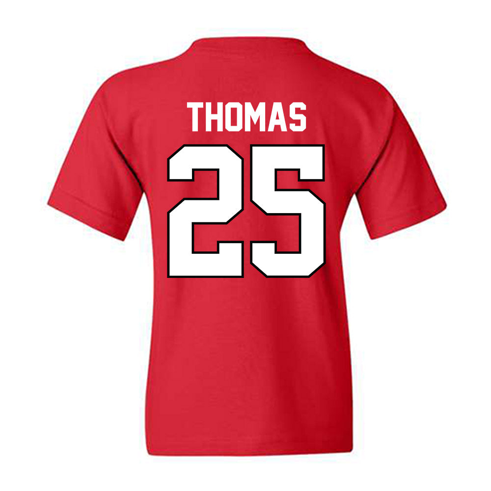Texas Tech - NCAA Baseball : Chase Thomas - Classic Shersey Youth T-Shirt-1