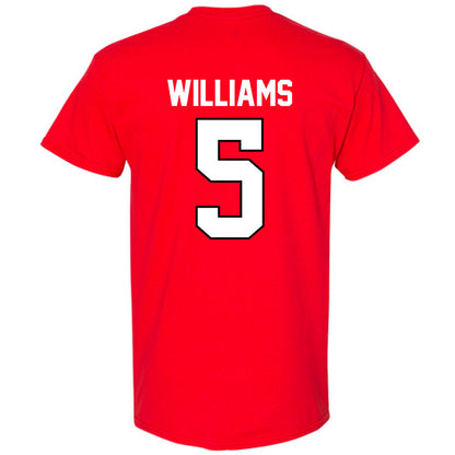 Texas Tech - NCAA Men's Basketball : Darrion Williams - Classic Shersey T-Shirt-1