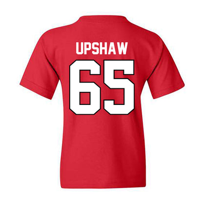 Texas Tech - NCAA Football : Danthis Upshaw - Classic Shersey Youth T-Shirt-1