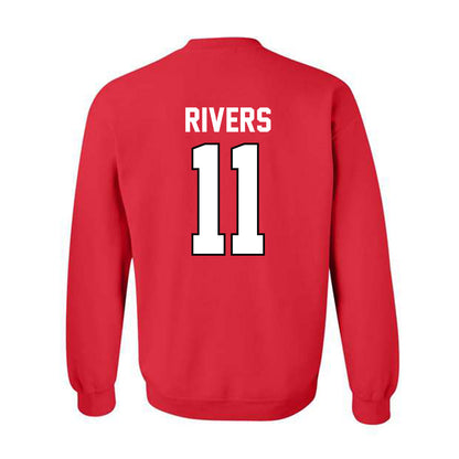 Texas Tech - NCAA Baseball : Davis Rivers - Classic Shersey Crewneck Sweatshirt-1