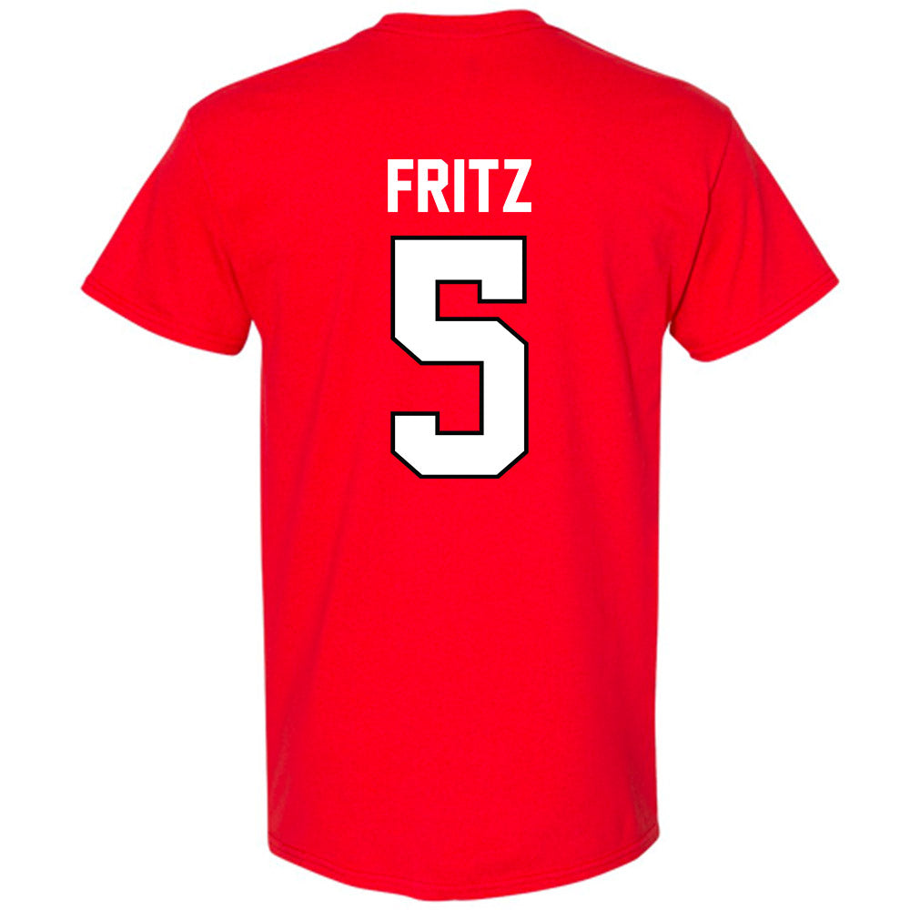 Texas Tech - NCAA Women's Basketball : Denae Fritz - Classic Shersey T-Shirt-1