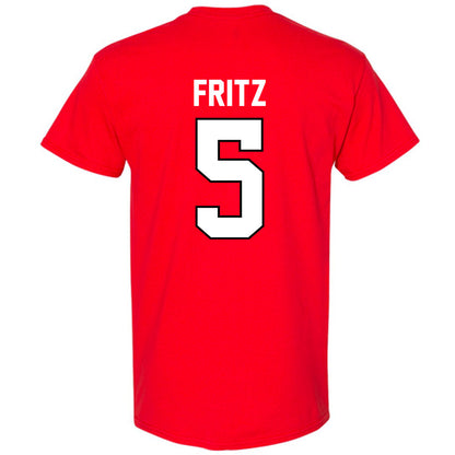 Texas Tech - NCAA Women's Basketball : Denae Fritz - Classic Shersey T-Shirt-1