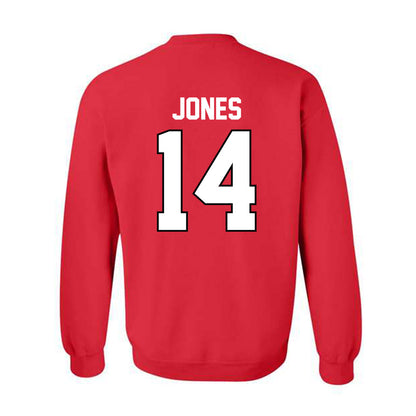 Texas Tech - NCAA Football : Bryson Jones - Classic Shersey Crewneck Sweatshirt-1
