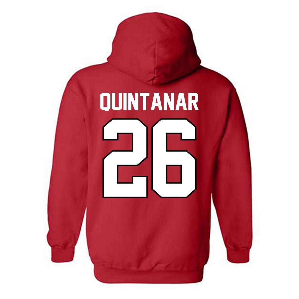Texas Tech - NCAA Baseball : Matt Quintanar - Classic Shersey Hooded Sweatshirt-1