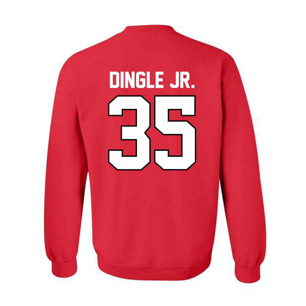 Texas Tech - NCAA Football : Miquel Dingle Jr. - Classic Shersey Crewneck Sweatshirt-1