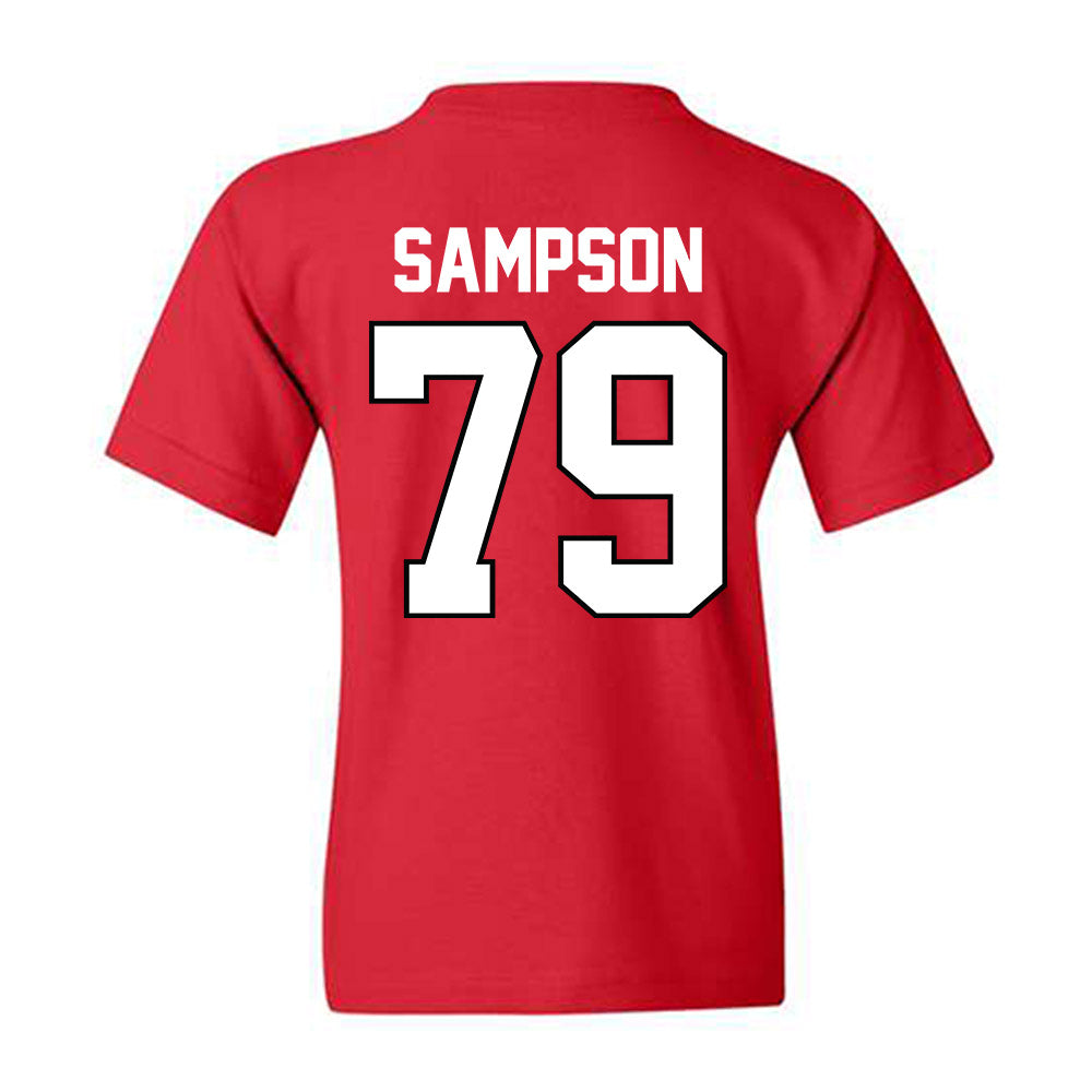 Texas Tech - NCAA Football : Howard Sampson - Classic Shersey Youth T-Shirt-1