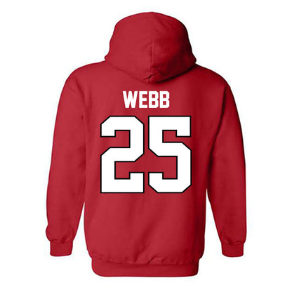 Texas Tech - NCAA Football : Donovan Webb - Classic Shersey Hooded Sweatshirt-1