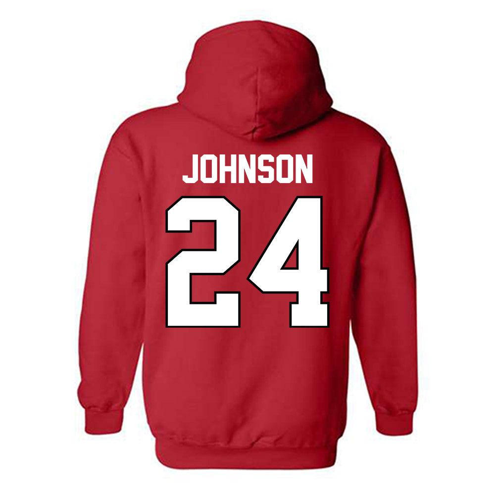 Texas Tech - NCAA Women's Volleyball : Ava Johnson - Classic Shersey Hooded Sweatshirt-1