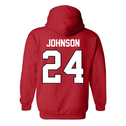 Texas Tech - NCAA Women's Volleyball : Ava Johnson - Classic Shersey Hooded Sweatshirt-1