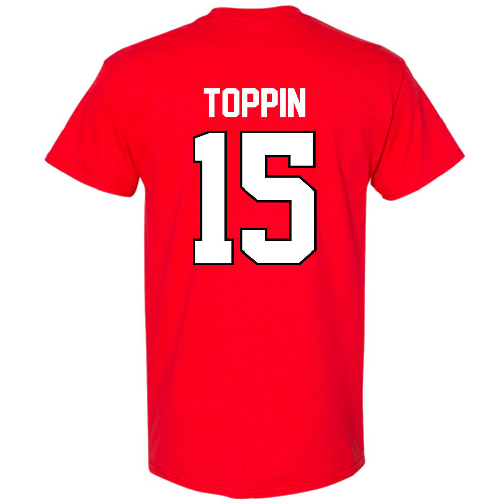 Texas Tech - NCAA Men's Basketball : JT Toppin - Classic Shersey T-Shirt-1