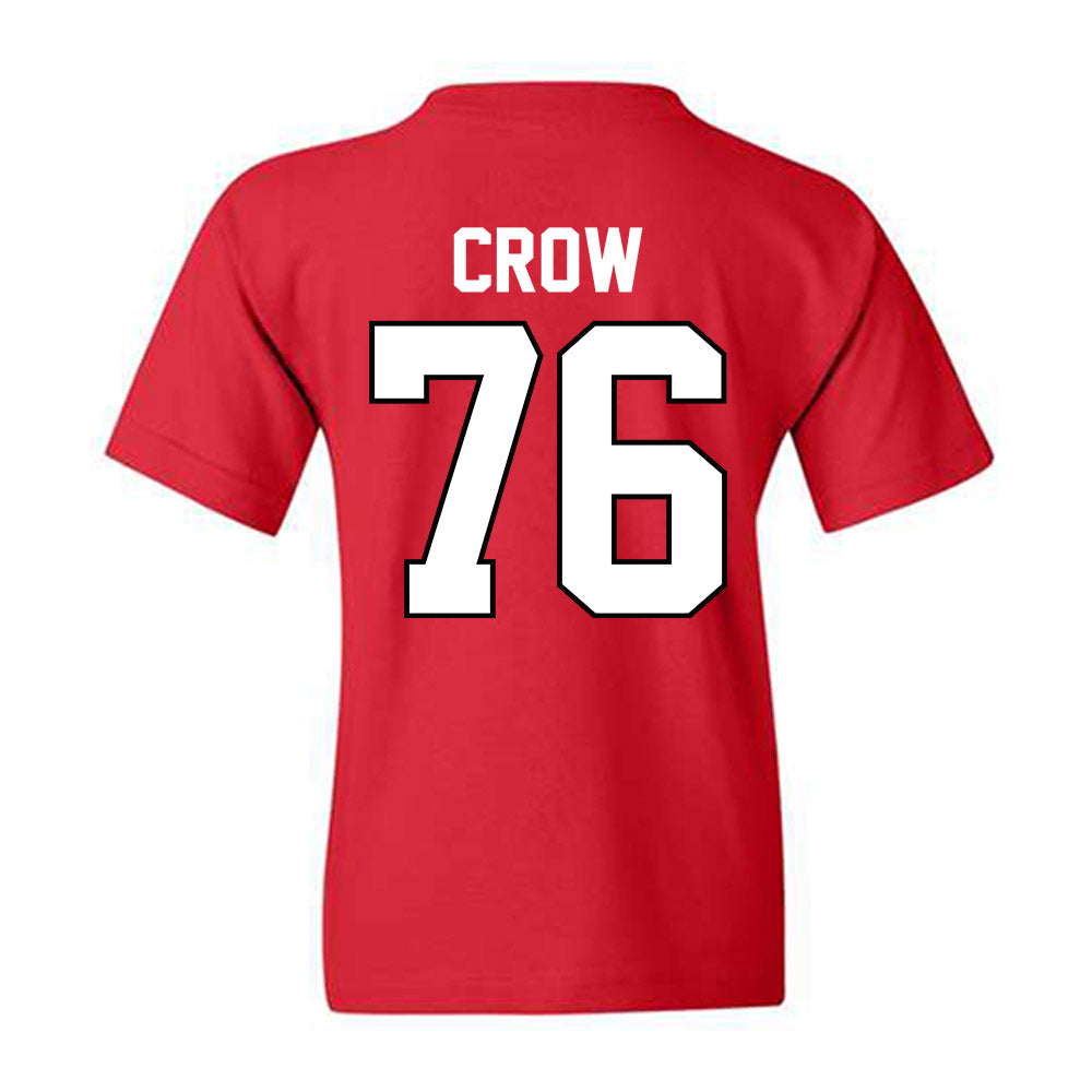 Texas Tech - NCAA Football : Jacob Crow - Classic Shersey Youth T-Shirt-1