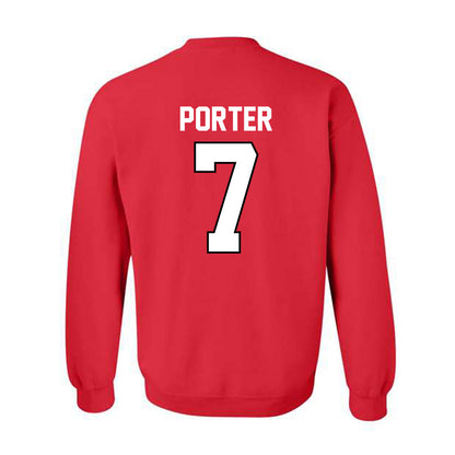 Texas Tech - NCAA Baseball : Hollis Porter - Classic Shersey Crewneck Sweatshirt-1