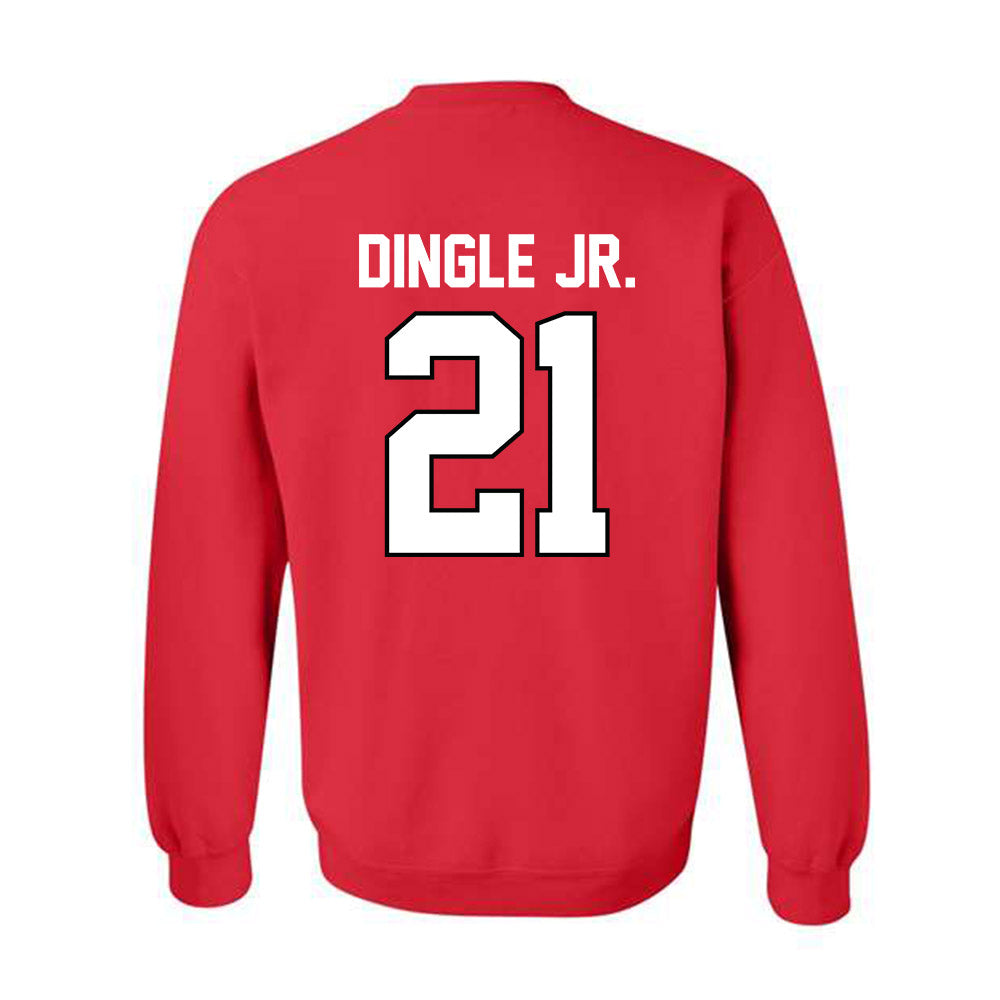 Texas Tech - NCAA Football : Miquel Dingle Jr. - Classic Shersey Crewneck Sweatshirt-1