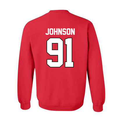 Texas Tech - NCAA Football : Krush Johnson - Classic Shersey Crewneck Sweatshirt-1