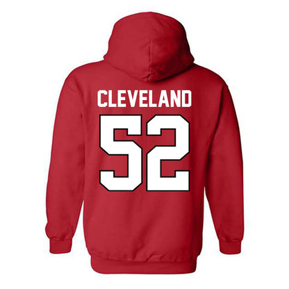 Texas Tech - NCAA Football : Cash Cleveland - Classic Shersey Hooded Sweatshirt-1