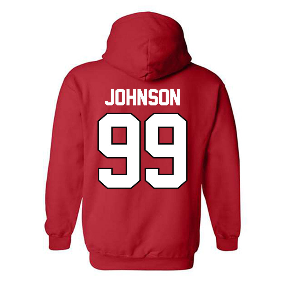 Texas Tech - NCAA Football : JoJo Johnson - Classic Shersey Hooded Sweatshirt-1