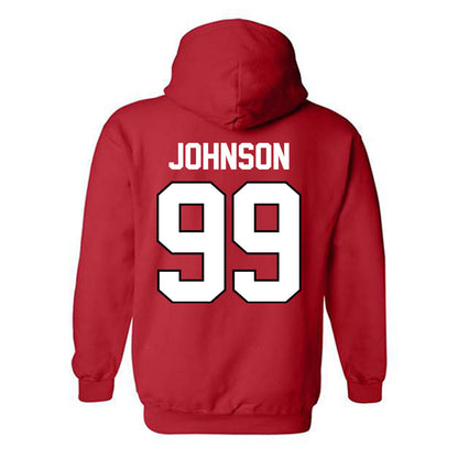 Texas Tech - NCAA Football : JoJo Johnson - Classic Shersey Hooded Sweatshirt-1