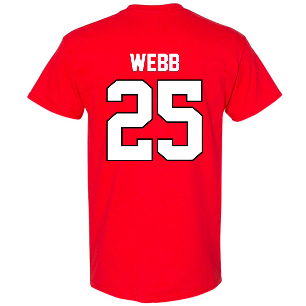 Texas Tech - NCAA Football : Donovan Webb - Classic Shersey T-Shirt-1