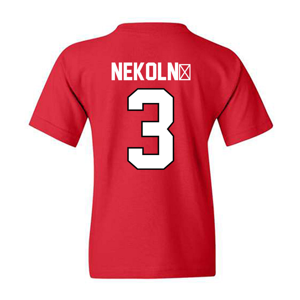 Texas Tech - NCAA Women's Basketball : Julie Nekoln� - Classic Shersey Youth T-Shirt-1