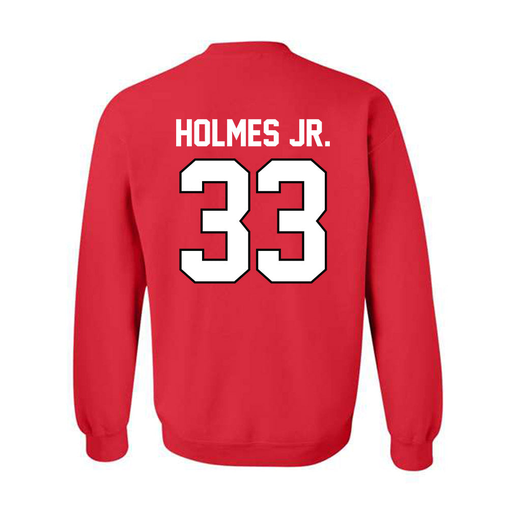 Texas Tech - NCAA Football : A.J. Holmes Jr. - Classic Shersey Crewneck Sweatshirt-1